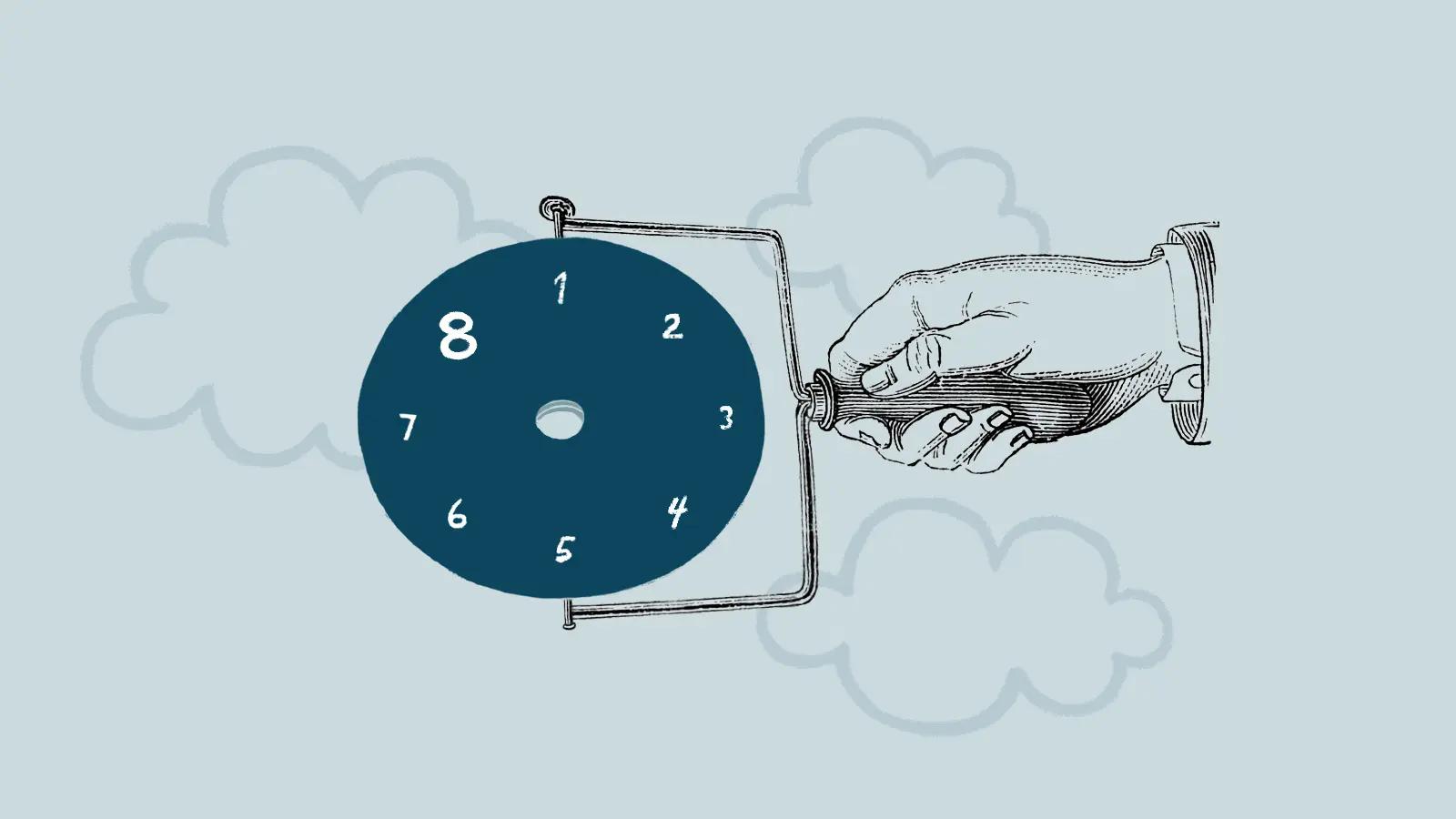 Illustration of a steam train