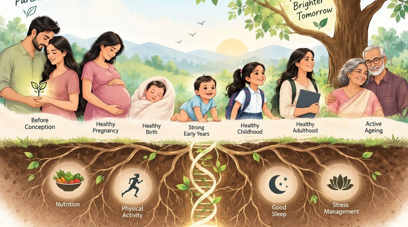 Our health habits today can shape not only our future well-being but also the health of generations to come.