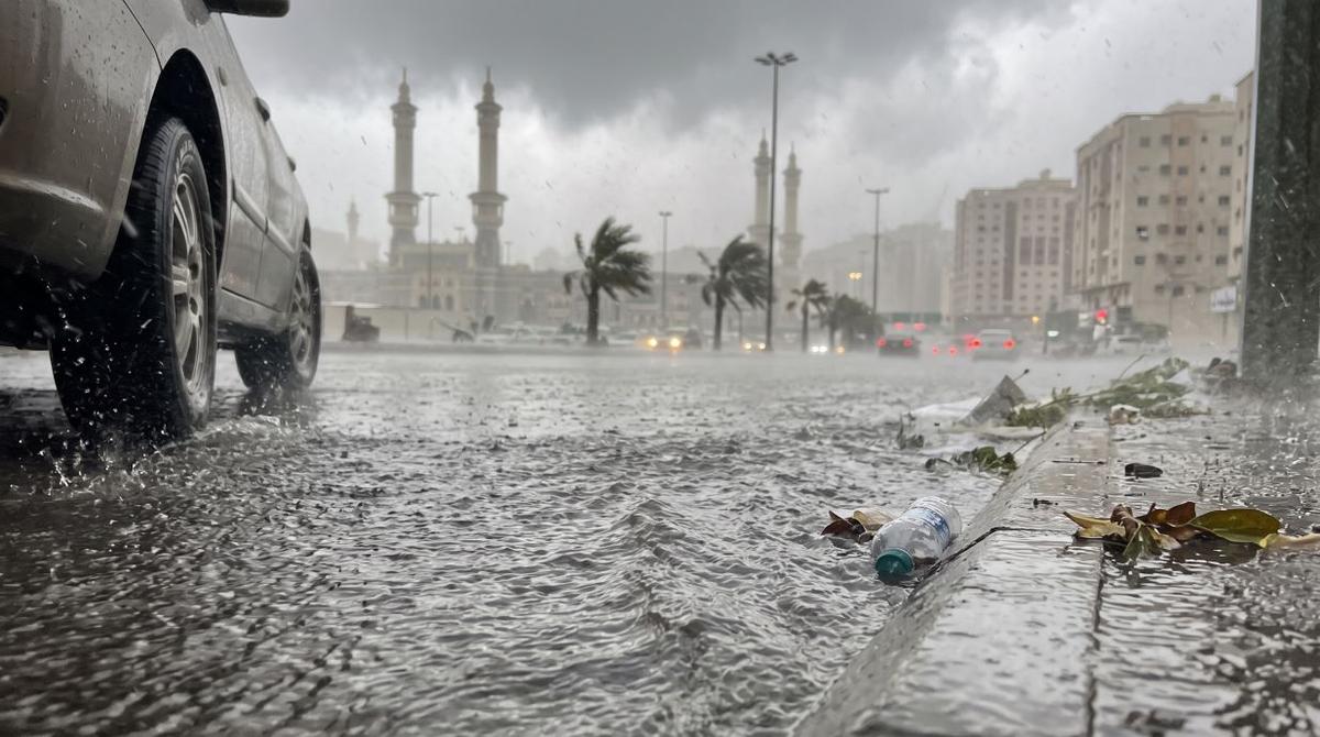 Banjir di Makkah Seret Tiga Anak, Dua Ditemukan Meninggal