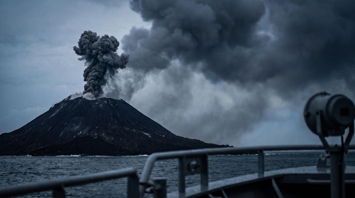 Siaga Anak Krakatau Intai Langit Indonesia, 14 Kali Erupsi