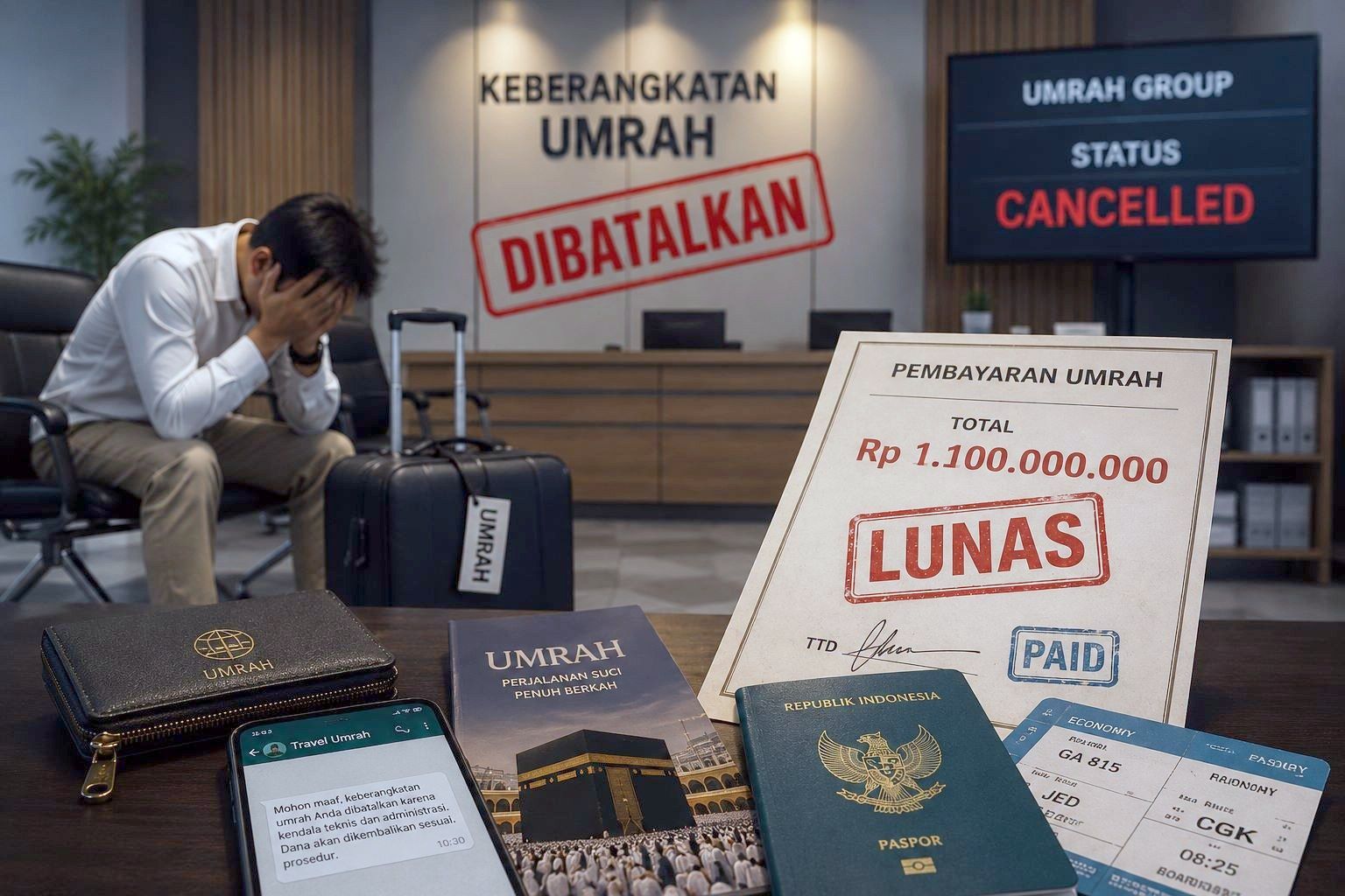 Rentetan Persoalan Travel Umrah Bermasalah Muncul Sepanjang Juli 2026, Pengawasan Pemerintah Kembali Jadi Sorotan