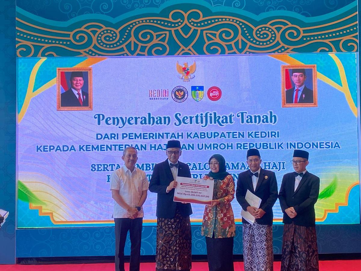 Embarkasi Haji Dhoho 2027 Masuk Tahap Persiapan Infrastruktur, Lahan 59.307 M² Diserahkan