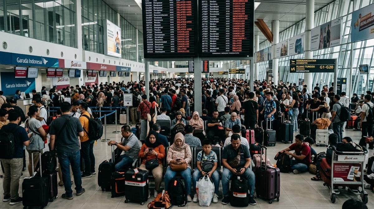 Erupsi Anak Krakatau Ganggu Jaringan Penerbangan, 8 Bandara Ditutup