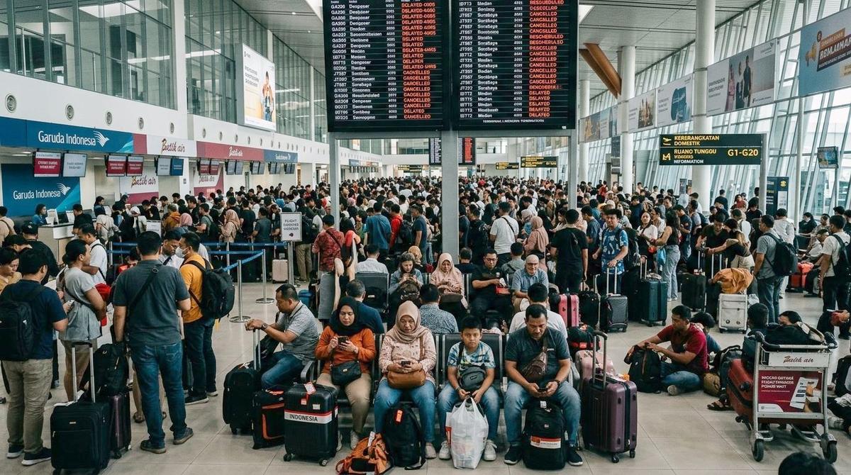 Erupsi Anak Krakatau Ganggu Jaringan Penerbangan, 8 Bandara Ditutup