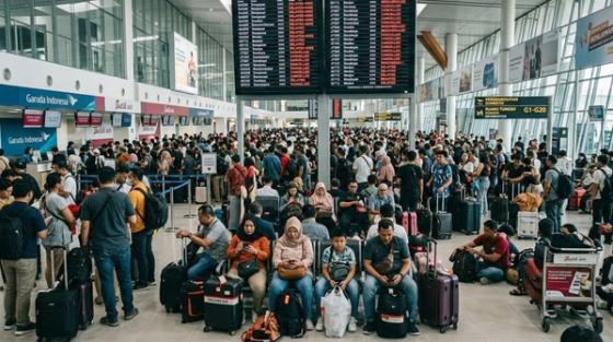 Erupsi Anak Krakatau Ganggu Jaringan Penerbangan, 8 Bandara Ditutup