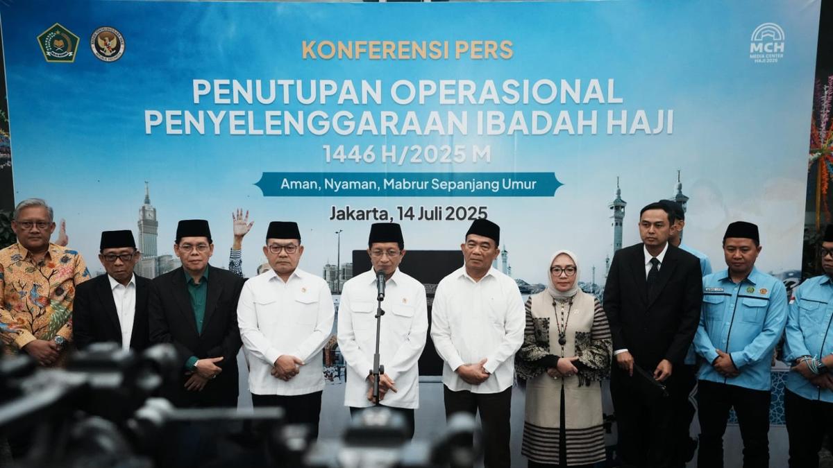 Tutup Sukses Operasional Haji 2025, Menag Jelaskan Formula 5BPH