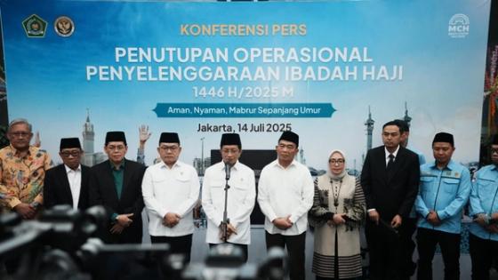 Tutup Sukses Operasional Haji 2025, Menag Jelaskan Formula 5BPH