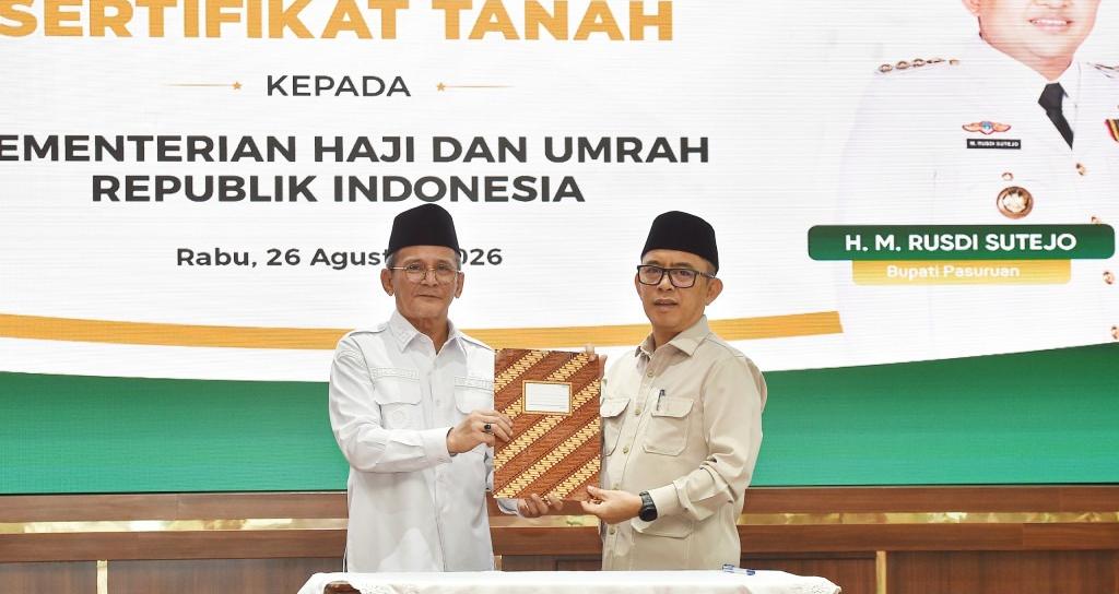 Pemkab Pasuruan Hibahkan Tanah untuk Pusat Layanan Haji dan Umroh, Pembangunan Ditargetkan 2027