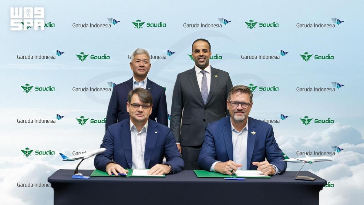 Teken MoU, Garuda Indonesia & Saudia Siap Perkuat Konektivitas Jemaah Haji dan Umrah