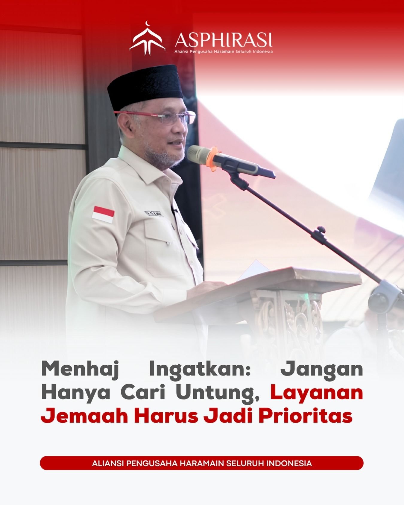 Pelayanan Haji dan Umrah Berkualitas Membutuhkan Komitmen Seluruh Ekosistem