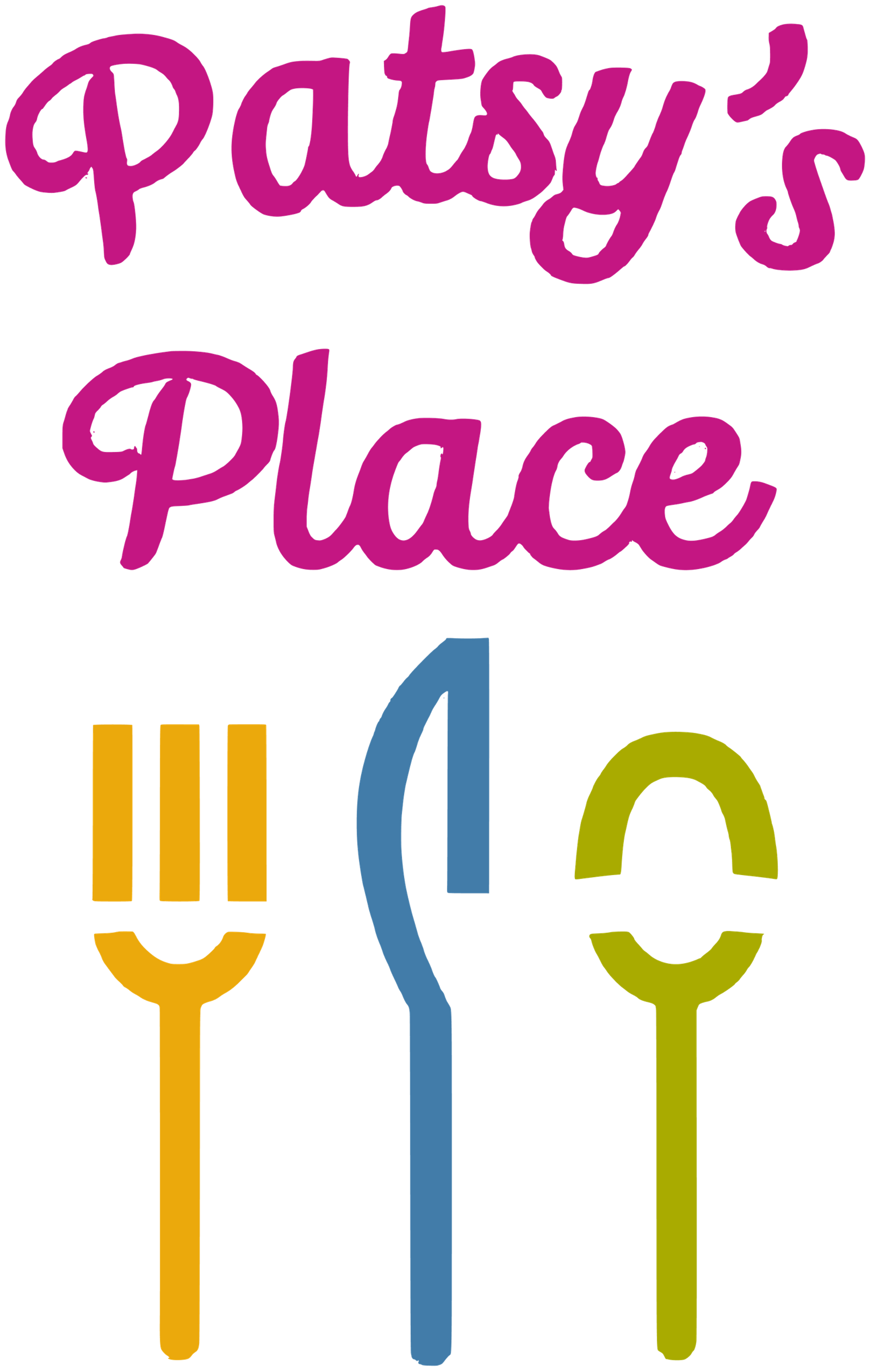 Patsy's Place logo on a transparent background