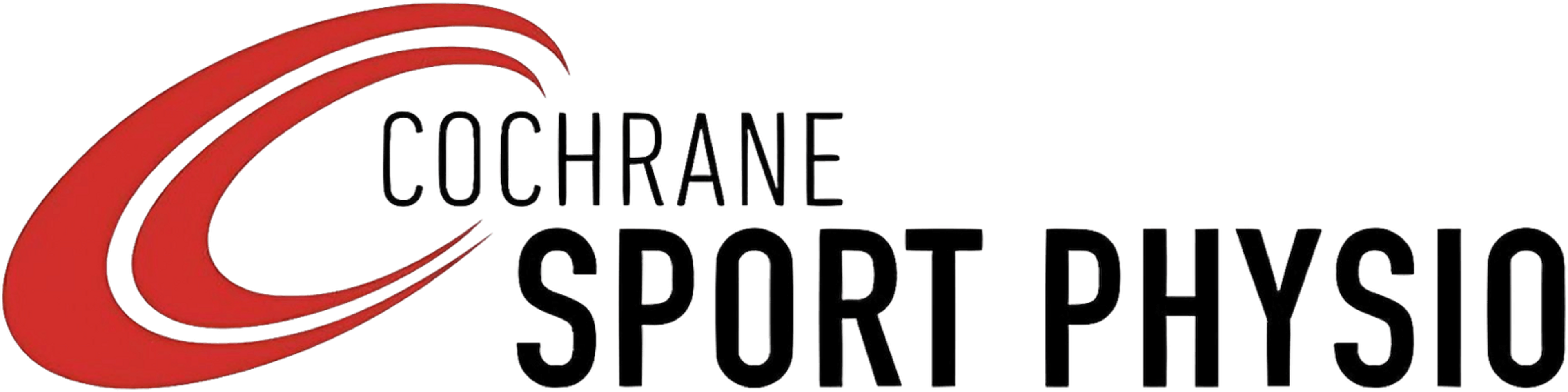 Cochrane Sport Physio logo on a transparent background