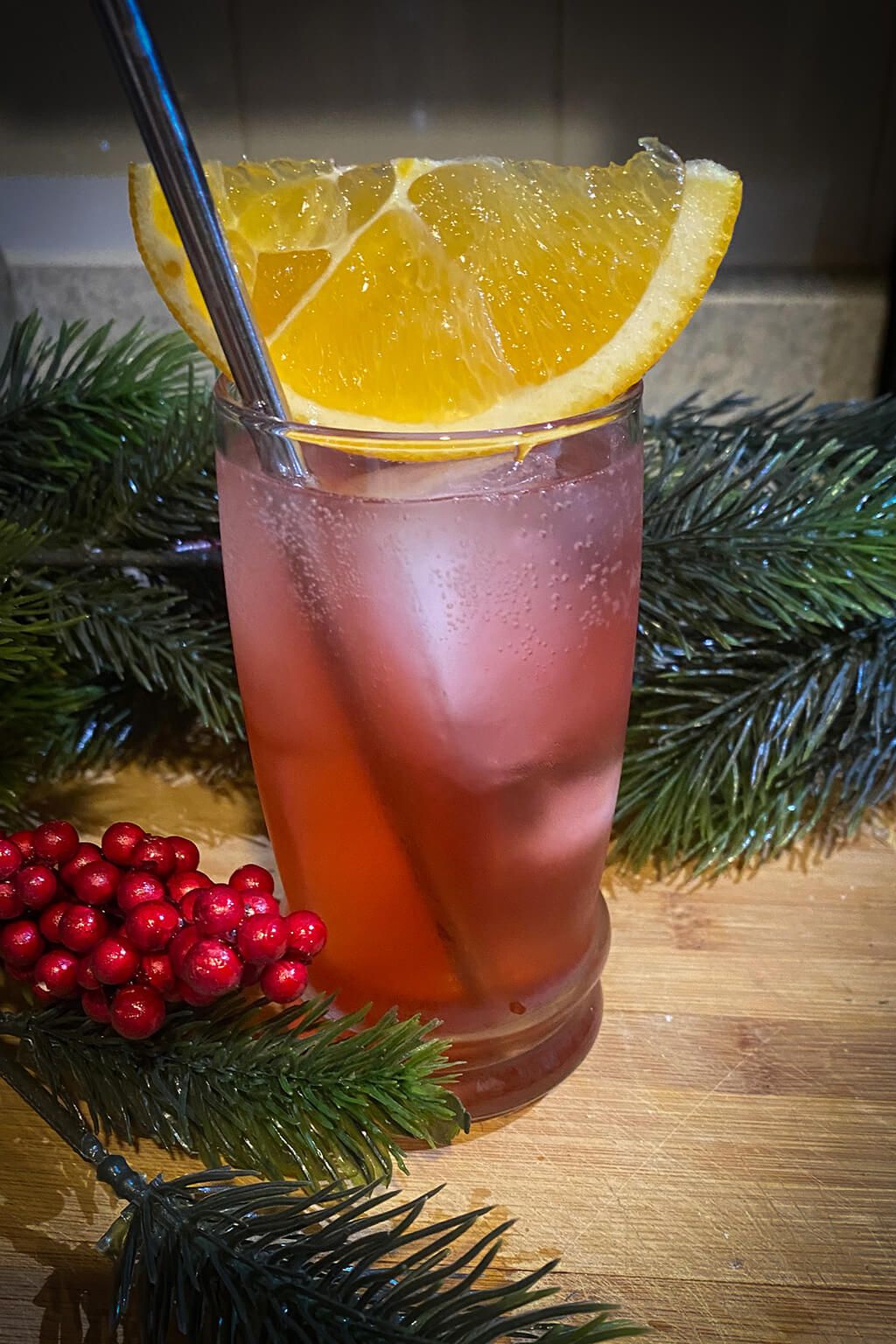 Amabuki “Blood Orange Apollon” highball