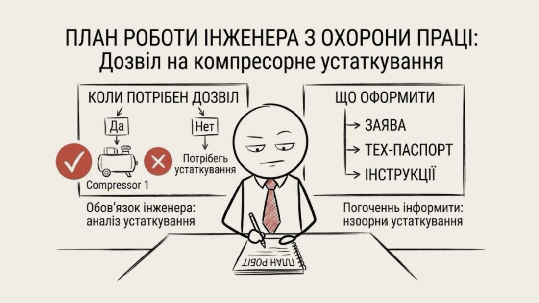 Дозвіл на компресорне устаткування Дозвіл на компресорне устаткування