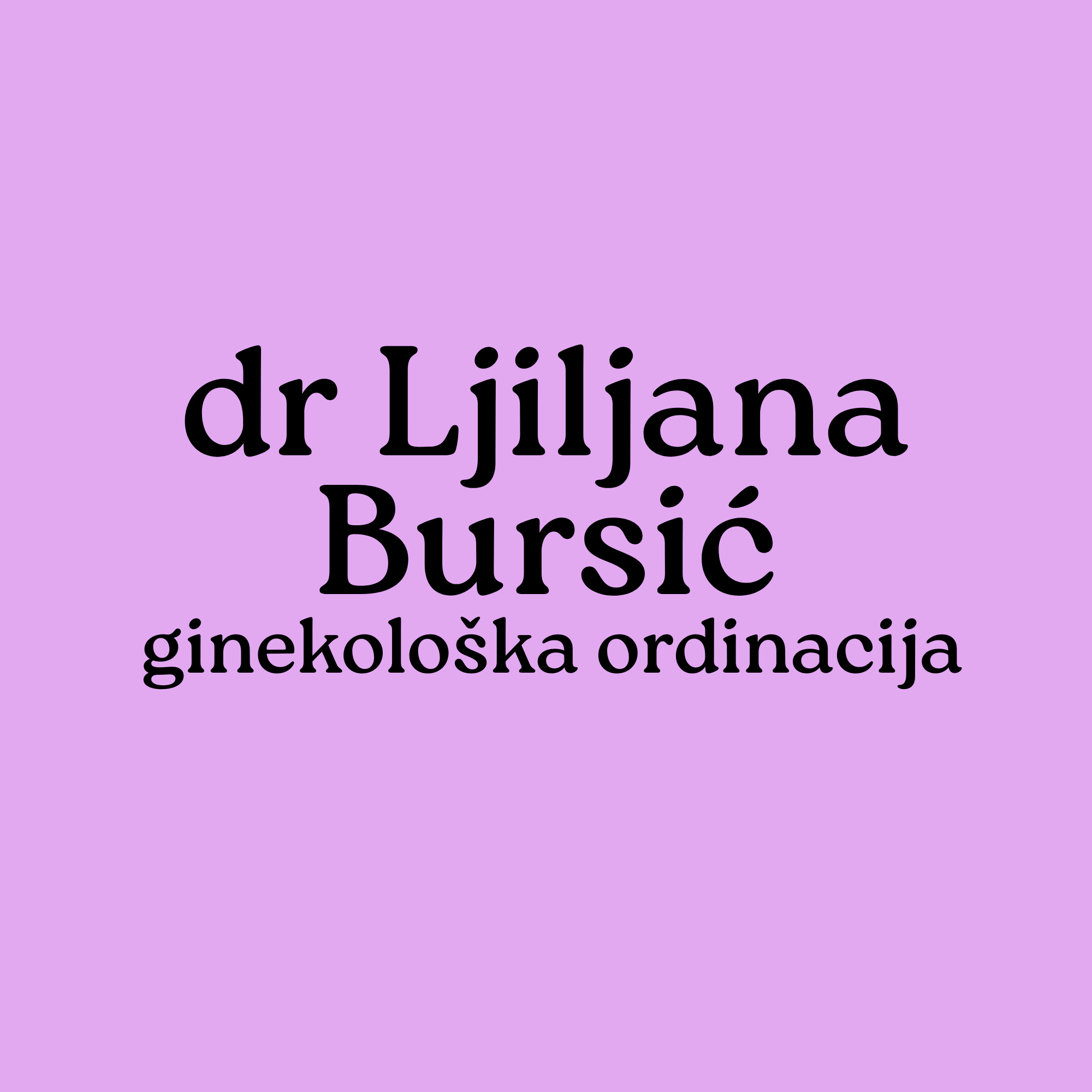 Dr Ljiljana Bursić