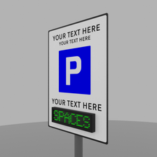 SPACES FULL sign