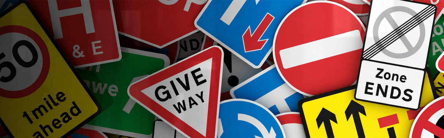 Collection of Road Signs