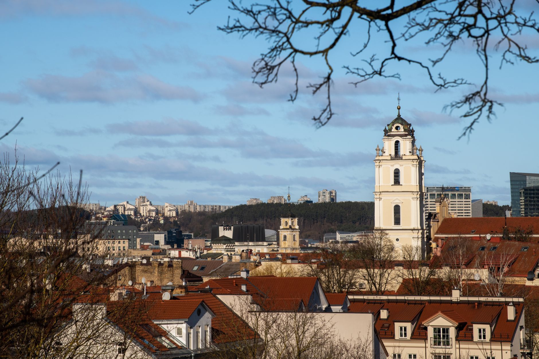 A city view of Lithuania