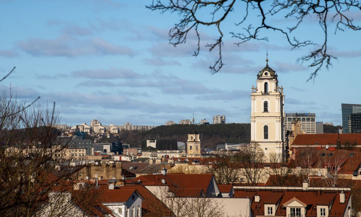 A city view of Lithuania