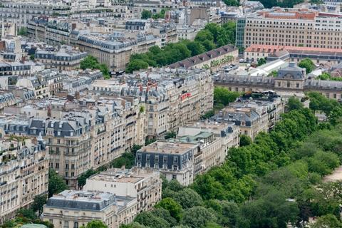 A city view of France
