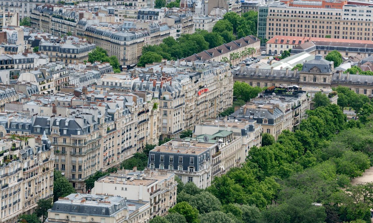 A city view of France