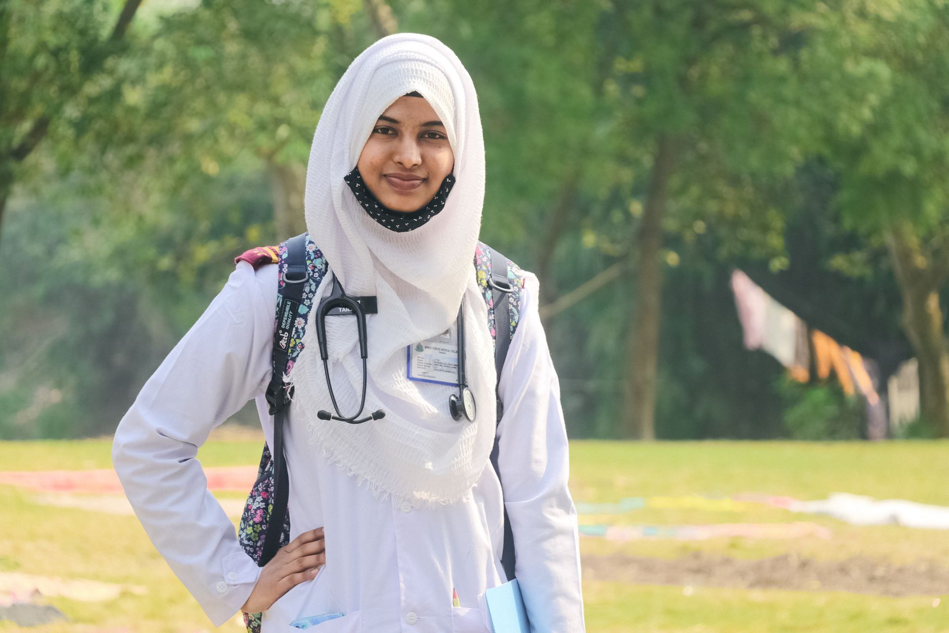 Portrait of a Meezan student
