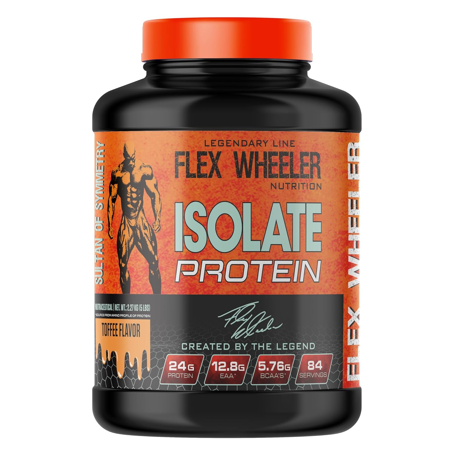 Flex Wheeler Nutrition Isolate Protein Powder - Premium Pure Whey Isolate | Fast Absorption & Muscle Recovery