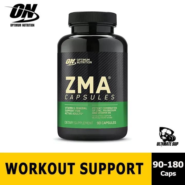 Optimum Nutrition ZMA With Vitamins & Minerals, Zinc, Magnesium For Post Workout Recovery