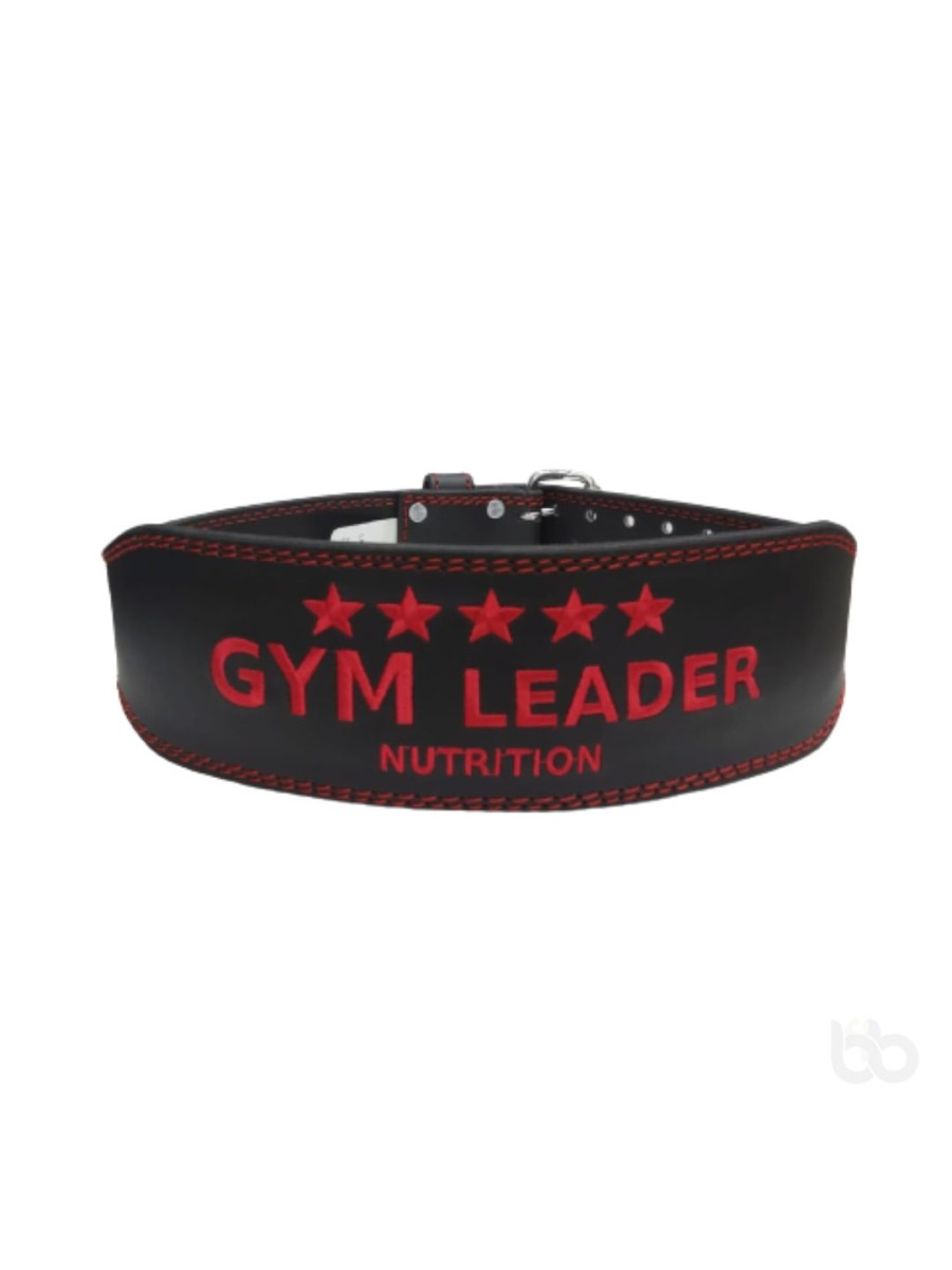Gym Leader Fitness leather weightlifting belt