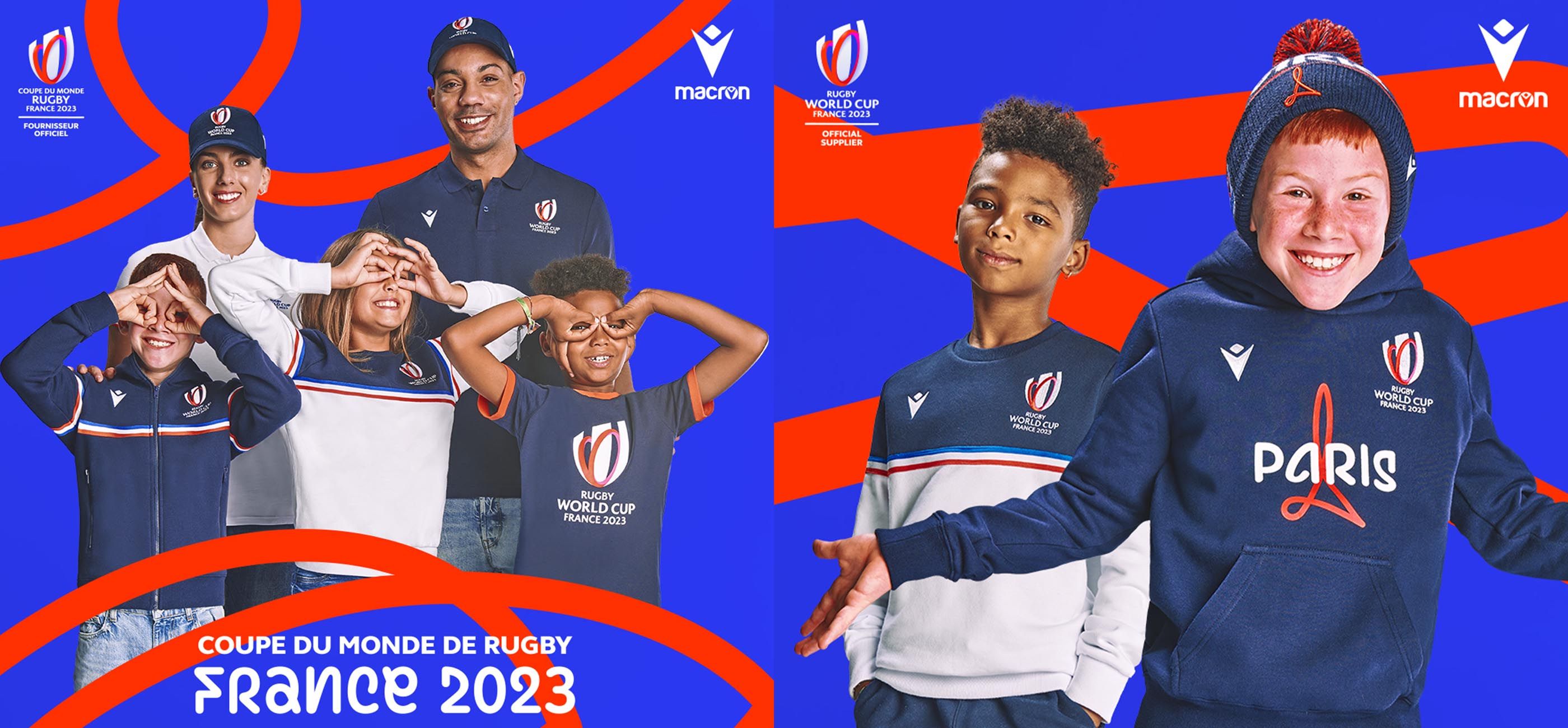 Macron Presents Official Merchandise Line for Rugby World Cup 2023