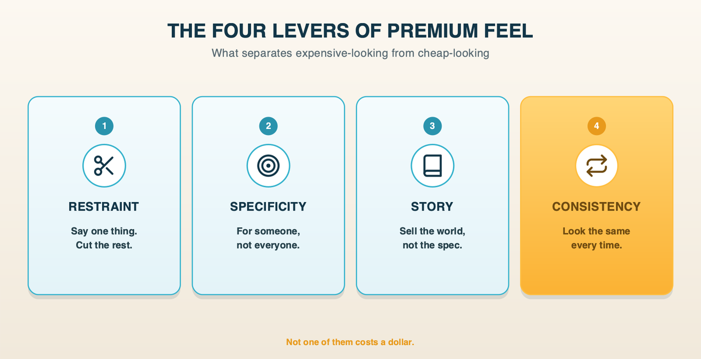 The Four Levers of Premium Feel