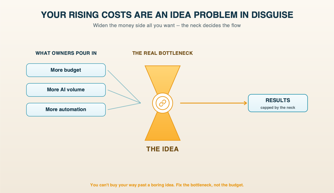 Your Rising Costs Are an Idea Problem in Disguise