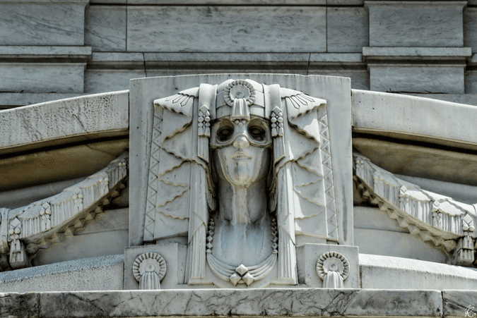 Adamo Boari's Mascaton on Palacio de Bellas Artes