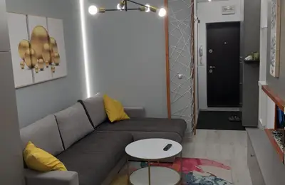 Functionality and Elegance in Shades of Gray: A 25 sq m Studio Apartment Design