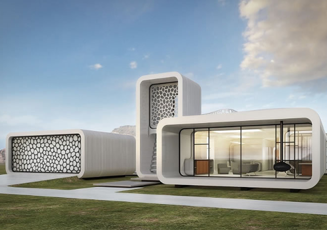 The First Office Building Constructed by a 3D Printer