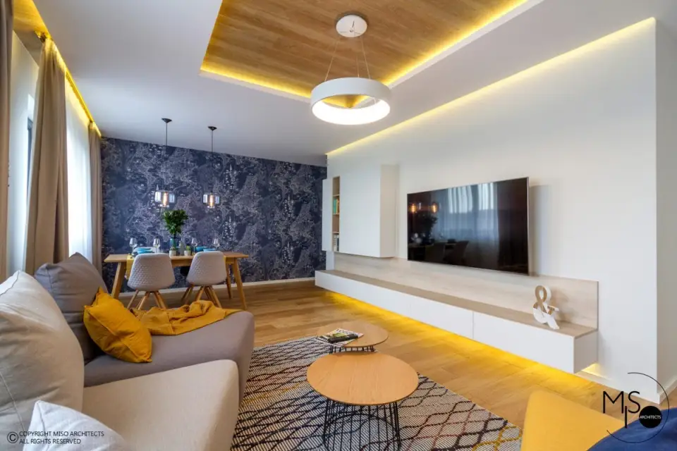 Magazine Transformation for a 102 sq m Apartment in Bucharest