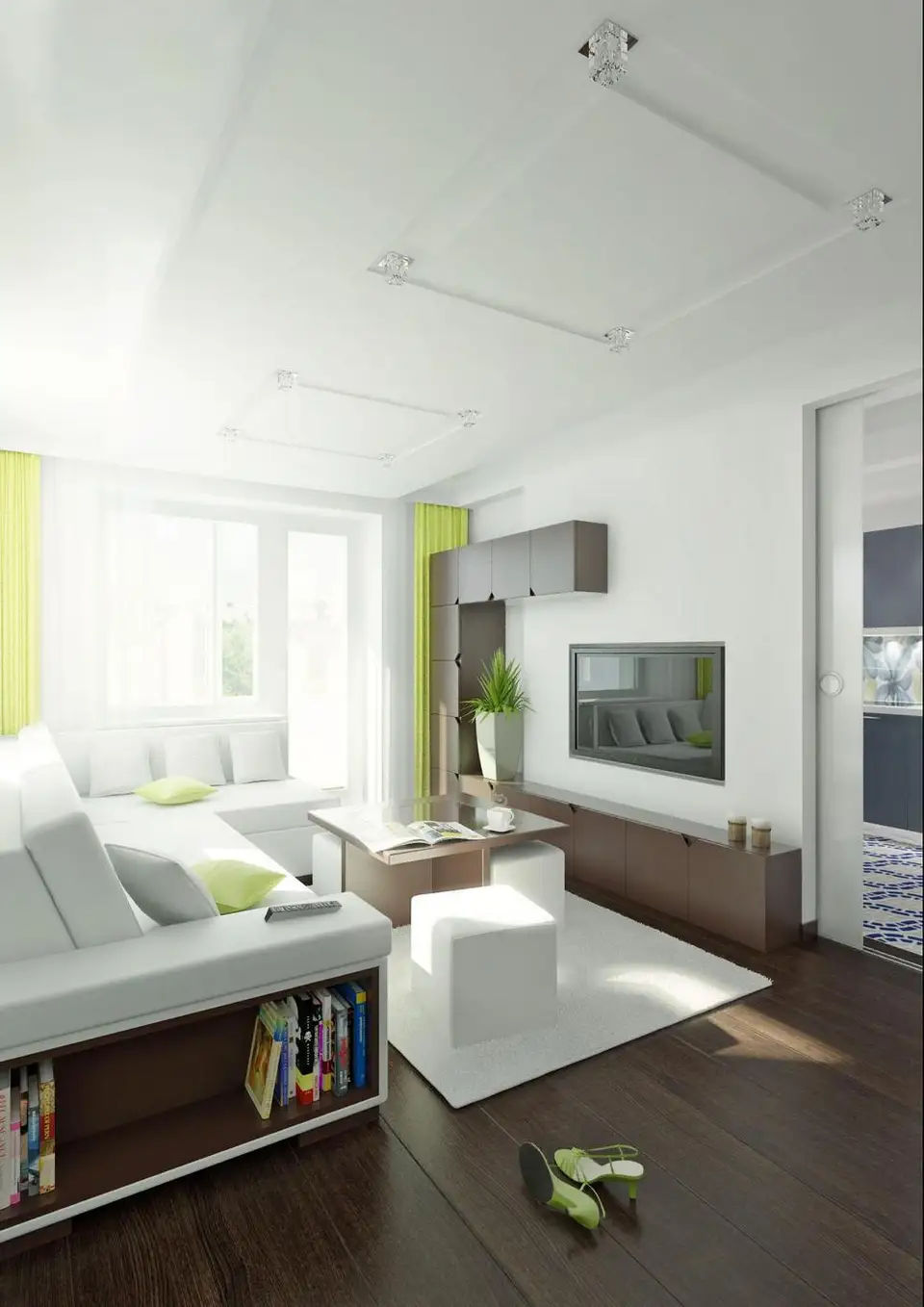 Transformarea unui apartament mic intr-unul functional