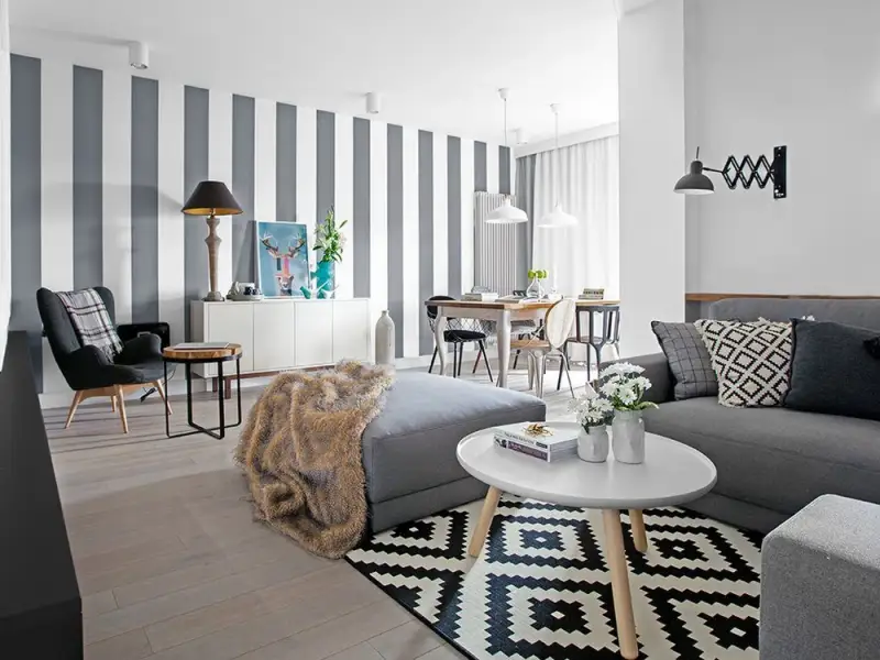Amenajare in 80 mp excelent realizata in stil nordic