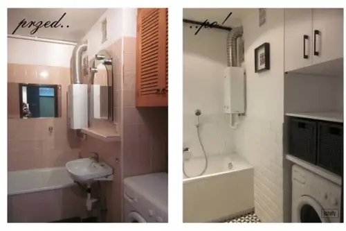 Cum a fost renovata o baie de 4 metri patrati