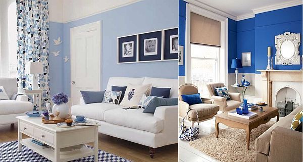 Blue and White: A Color Duo for a Special Living Room Decor