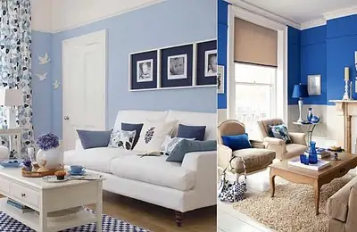 Blue and White: A Color Duo for a Special Living Room Decor