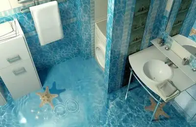Spectacular 3D Flooring for Bathrooms