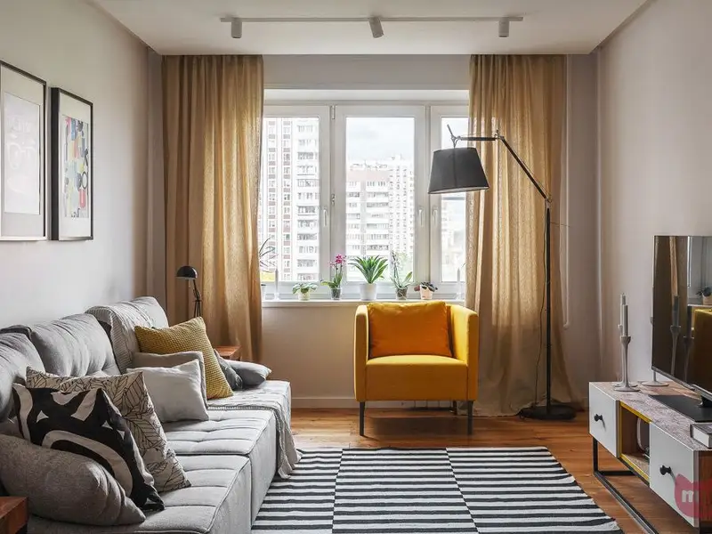 Spatiul functional al unui apartament de 60 metri patrati