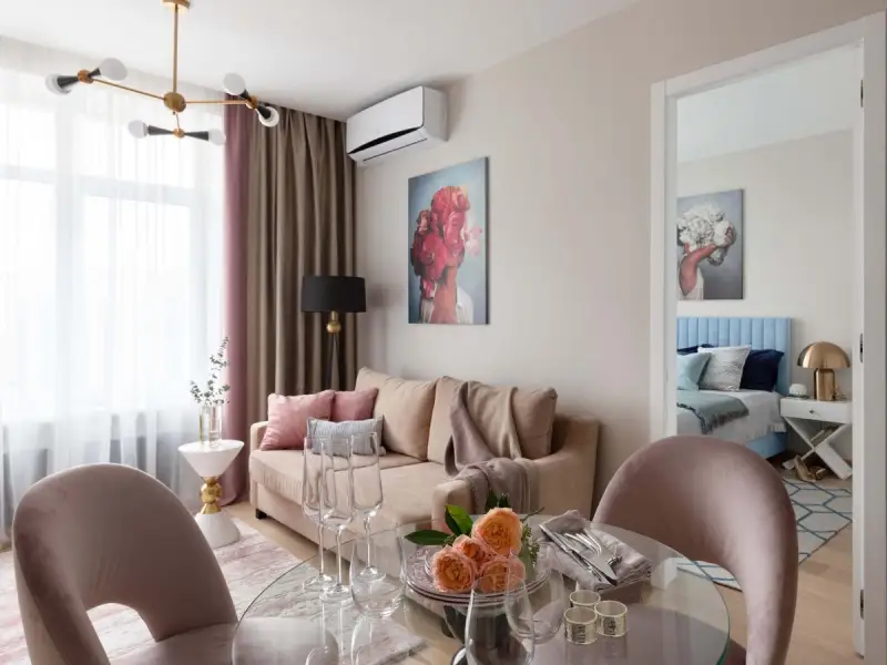 Apartament de 2 camere si doar 38 mp, amenajat modern si elegant