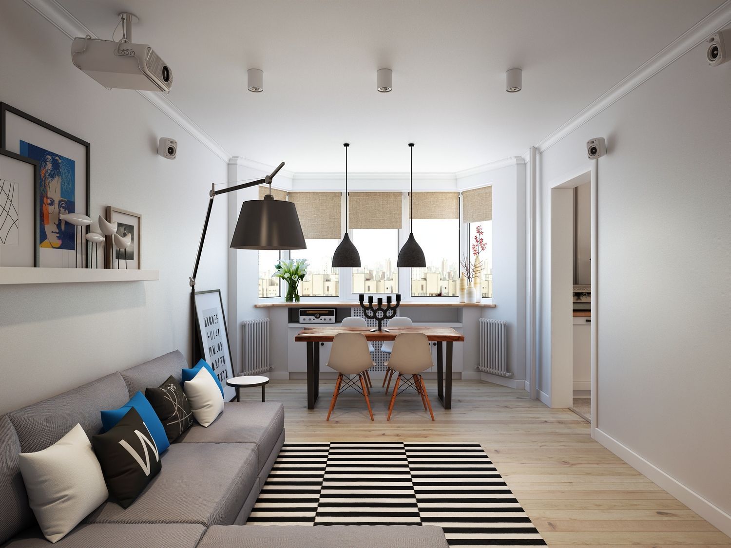 Functionality and Inspiration in Designing a 3-Bedroom Apartment