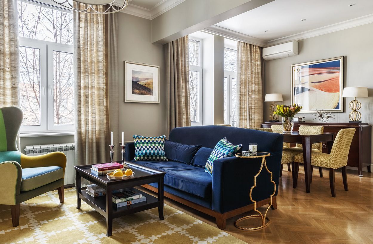 Classic-Modern in a 79 sq m Design