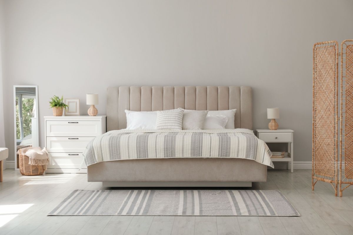 Dormitorul perfect: palete de culori care induc somnul și liniștea