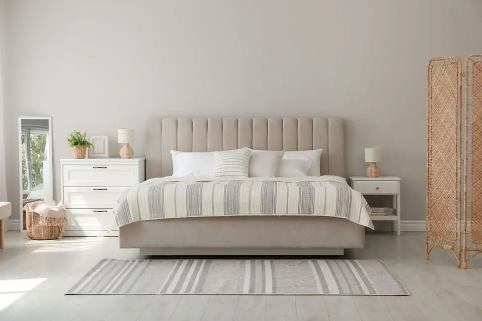 Dormitorul perfect: palete de culori care induc somnul și liniștea