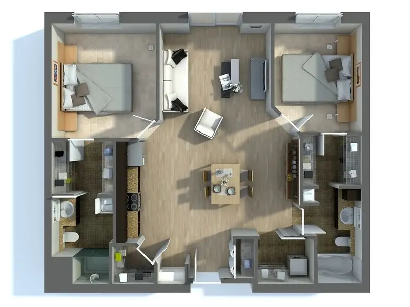 20 idei de amenajare pentru apartamente de 3 camere