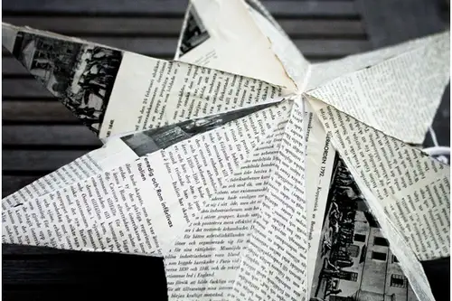 20 de idei creative pentru decoratiuni realizate din ziare